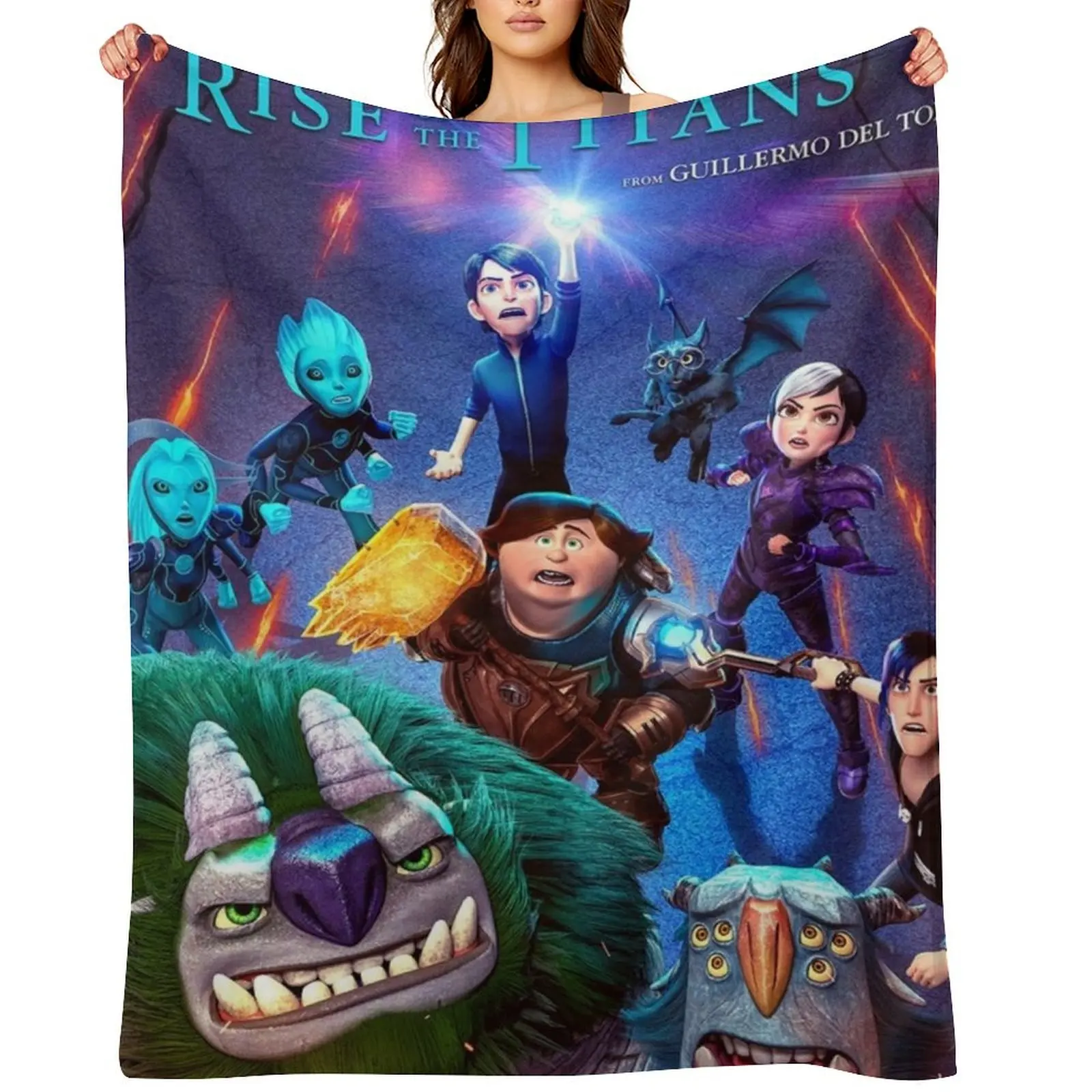 

Trollhunters Throw Blanket warm for winter Blankets For Baby Luxury Thicken Beautifuls Blankets