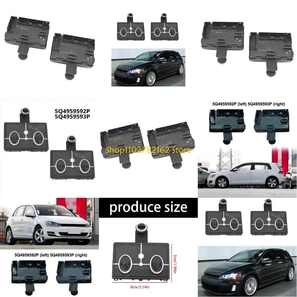 

547B Electric Folding System For Easy Parking And Mirror Control In City 5Q4959592P 5Q4959593P