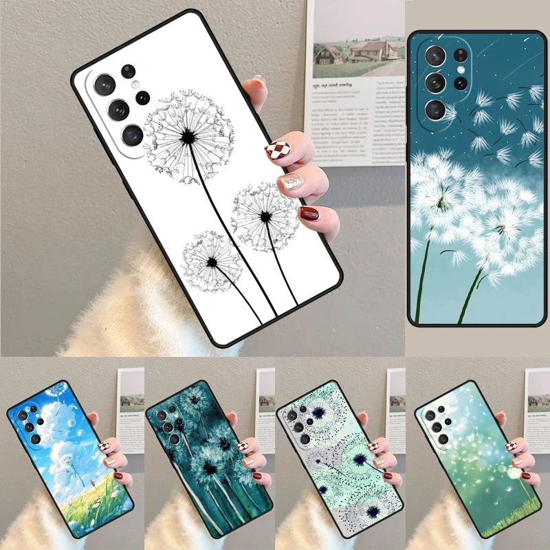 

Dandelion phone case Cover For Samsung Galaxy S24 S25 Ultra S21 S22 Ultra S10E Note 10 Plus Note 20 FE S23