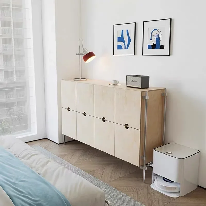

Birch marine board dining side cabinet industrial style dining room living room locker bucket cabinet