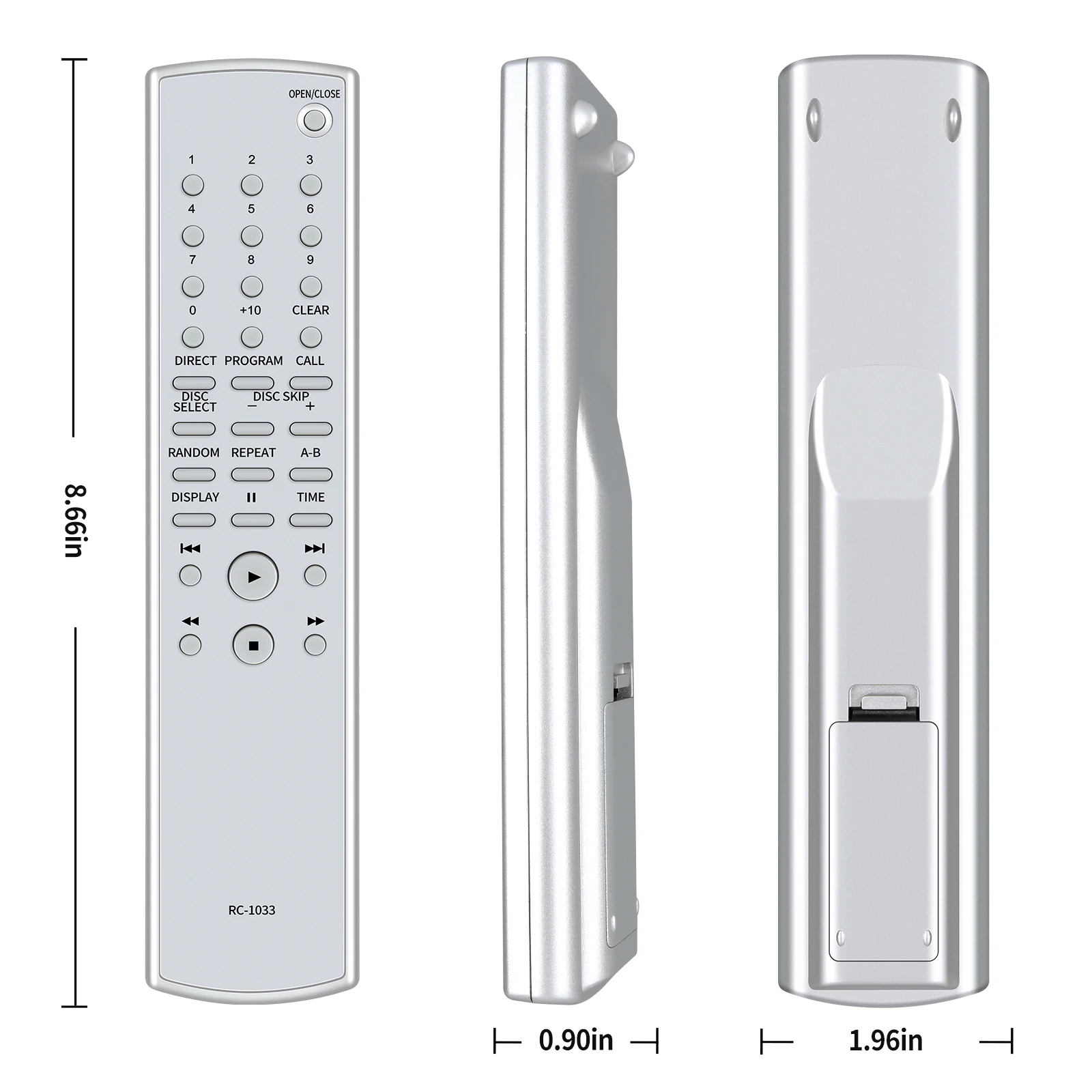 New RC-1033 Remote Control For Denon DCM-27 DCM-290 DCM-390 DCM-500AE CD Player