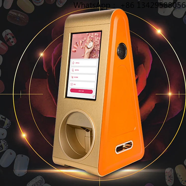 Professional Automatic Intelligent Nail Color Printer Fast Airbrush Nail Machine 3D Printing Supply Wifi Art Stamping Printing