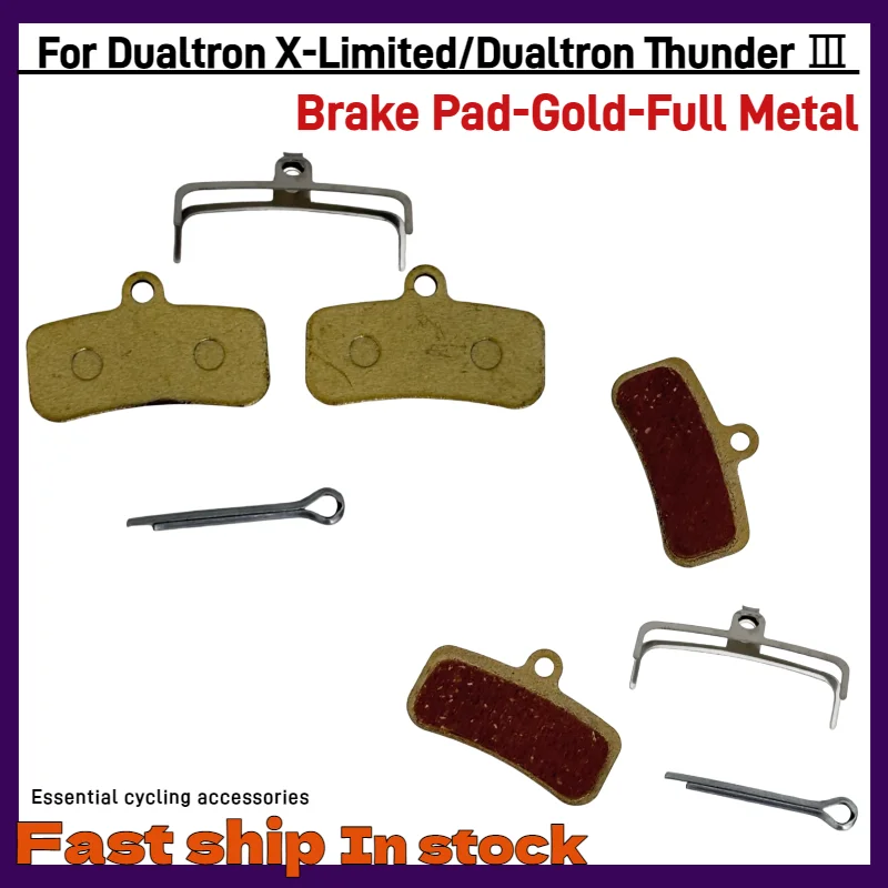 

Full Metal Gold Brake Pads for Dualtron X Limited Dualtron Thunder 3 Electric Scooter High Wear Resistance Replacement Parts