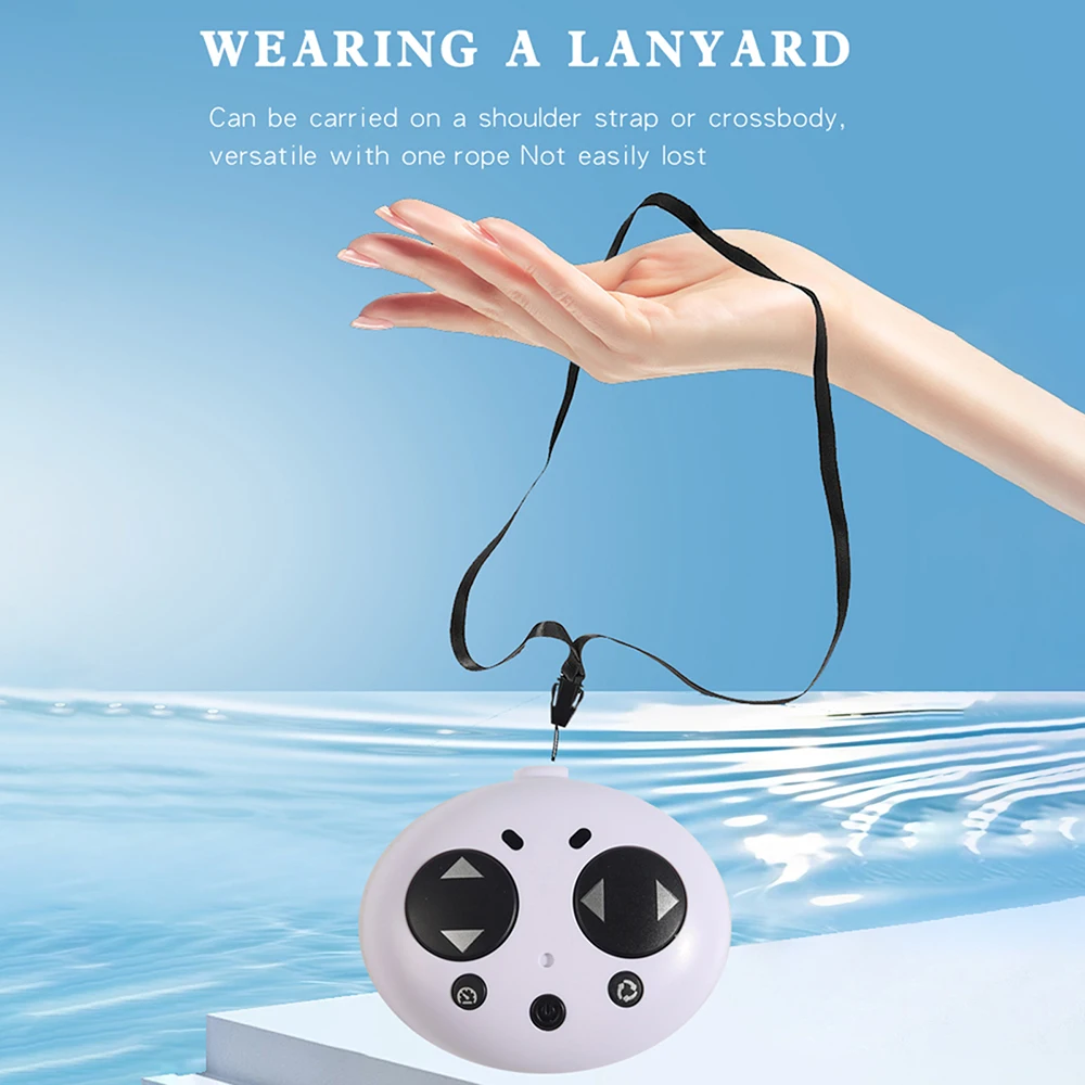 Barco teledirigido para piscinas y bañeras, minicacha acrobática de 2,4 GHz con luces LED, juguete dirigible recargable para adultos