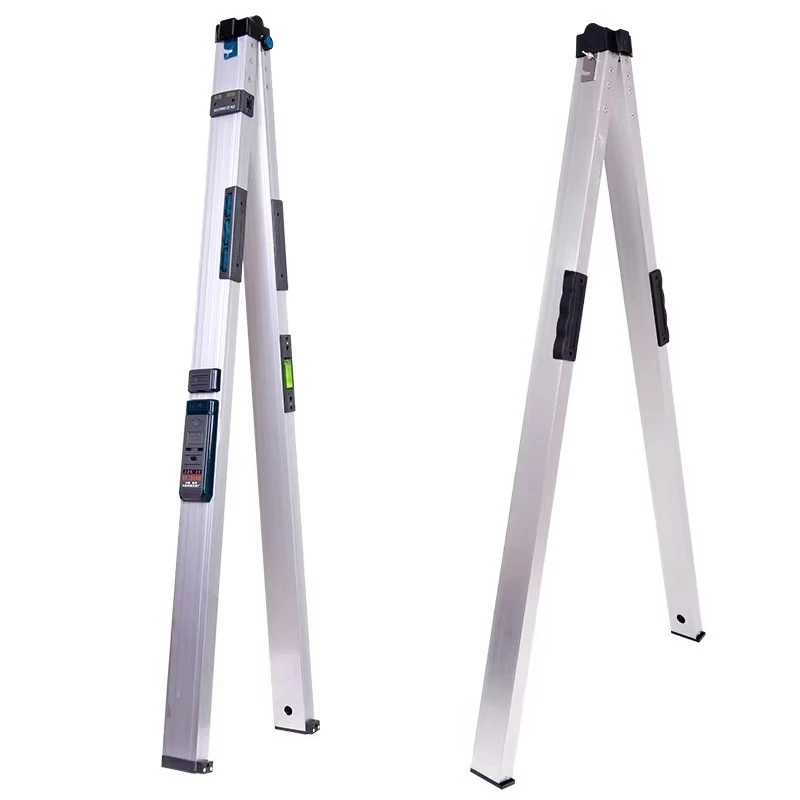 High-precision folding aluminum alloy horizontal ruler wall engineering, indoor inspection tools, home office convenient meters