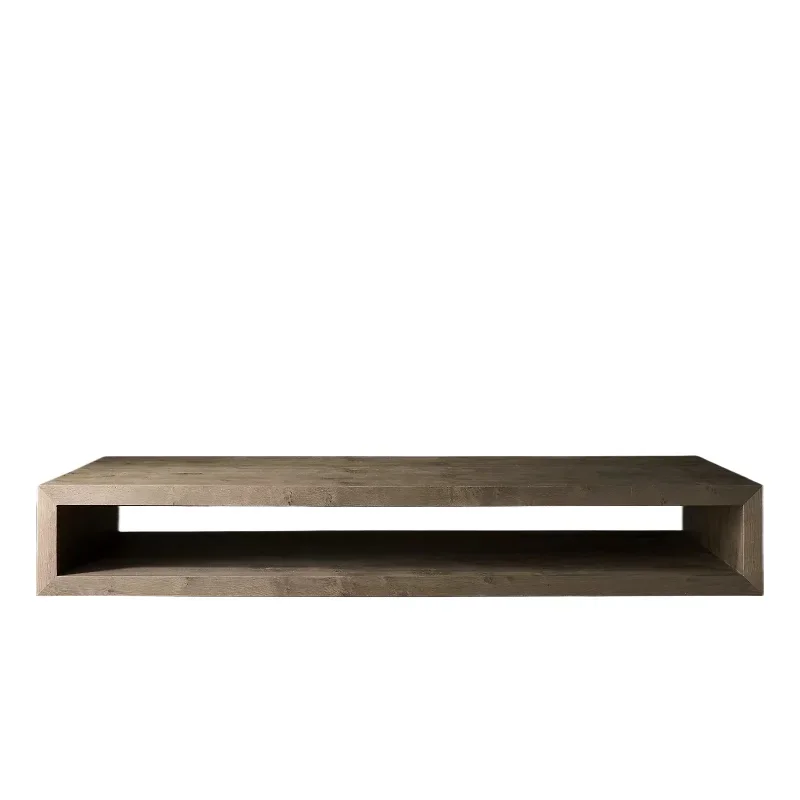 

Nordic solid wood coffee table American, furniture Nordic modern simple coffee table American country retro rectangular table
