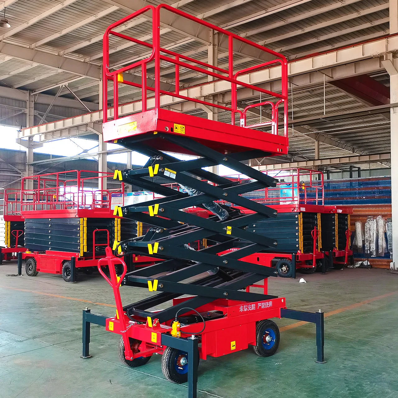 

Customized FREE SHIPPING Auto Walking Lift 6m 8m10m 12m 14m Self Propelled Mobile Electric Scissor Lift Man Lift