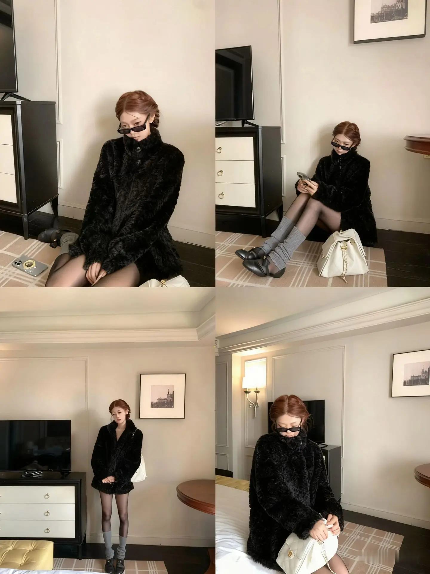 Women Faux Shearling Fur Coats Solid Fur Jackets Cotton Linen Stand Collar Long Sleeves Single Breasted Loose Casual 2026 Winter