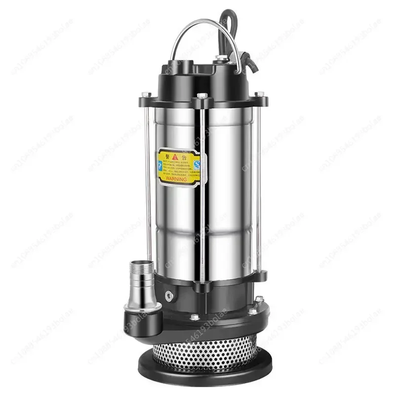 

220V Stainless Steel Submersible Pump Agricultural Pumping Garden Tools Underwater Sewage Self-priming Pump Drainage Lrrigation