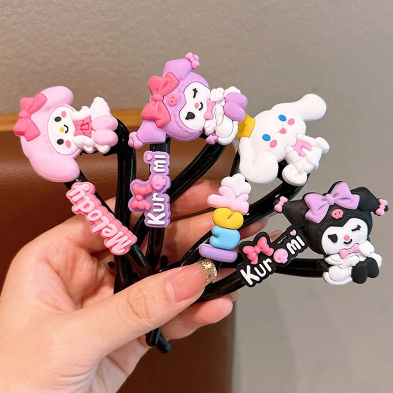 Sanrio мультфильм аниме Нескользящие заколки для волос симпатичные цветы акула зажим для женщин девочек изысканные кавайные аксессуары для волос подарки