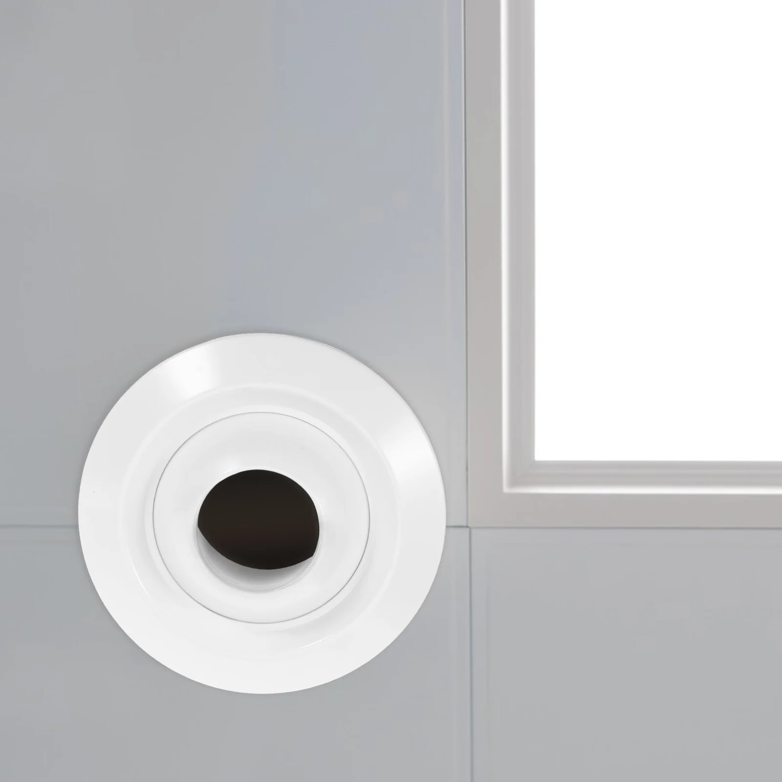 조절 가능한 ABS 노즐 4인치/100mm 구형 배기구 덮개 HVAC 시스템용 원형 공기 확산기 욕실 공장용