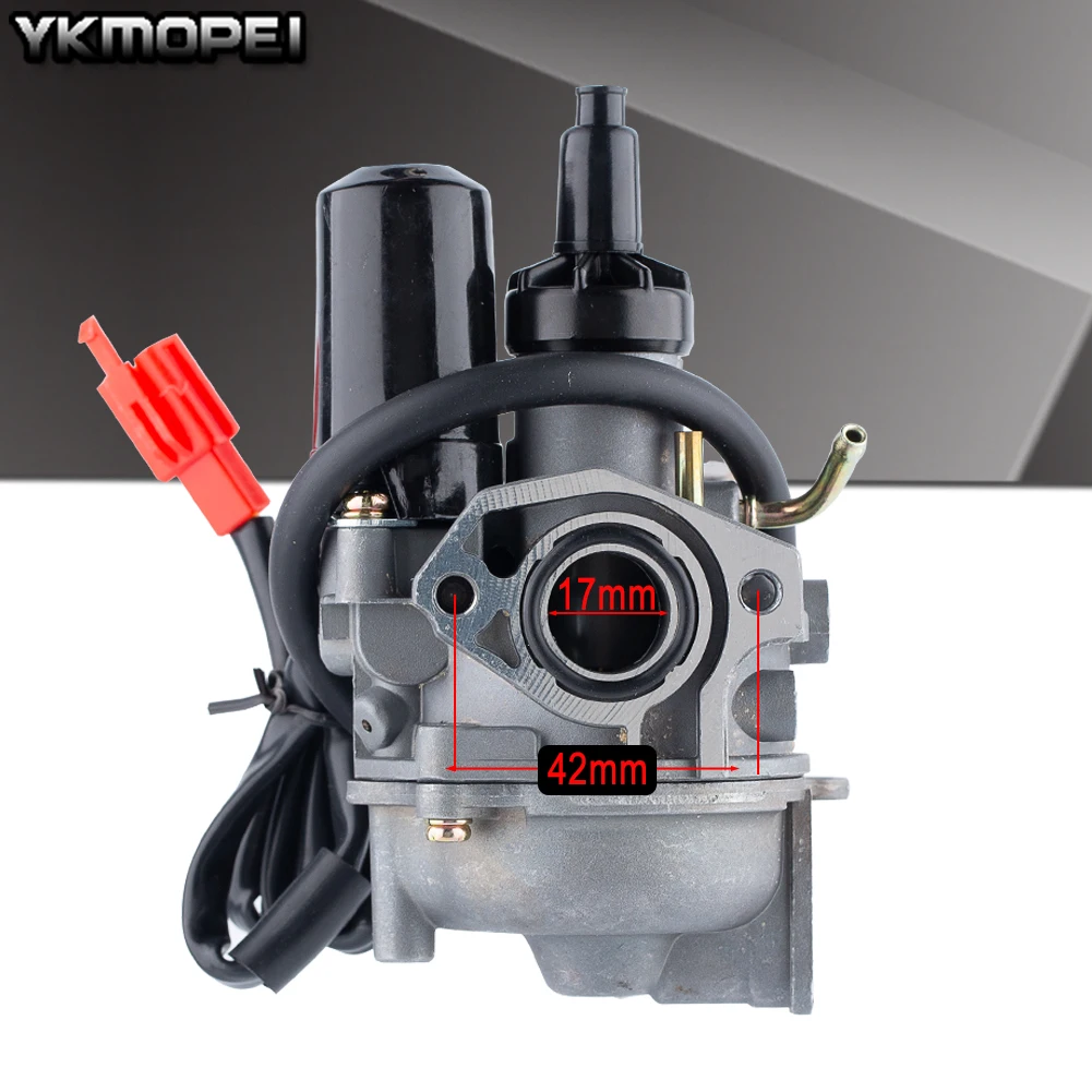 17mm Motorcycle Carburetor 2 Stroke Engine Carb For Honda AF34 AF35 JULIO50 LEAD50 50cc DIO50 ZX50 AF 34 35 DIO ZX 50 Dirt Bike