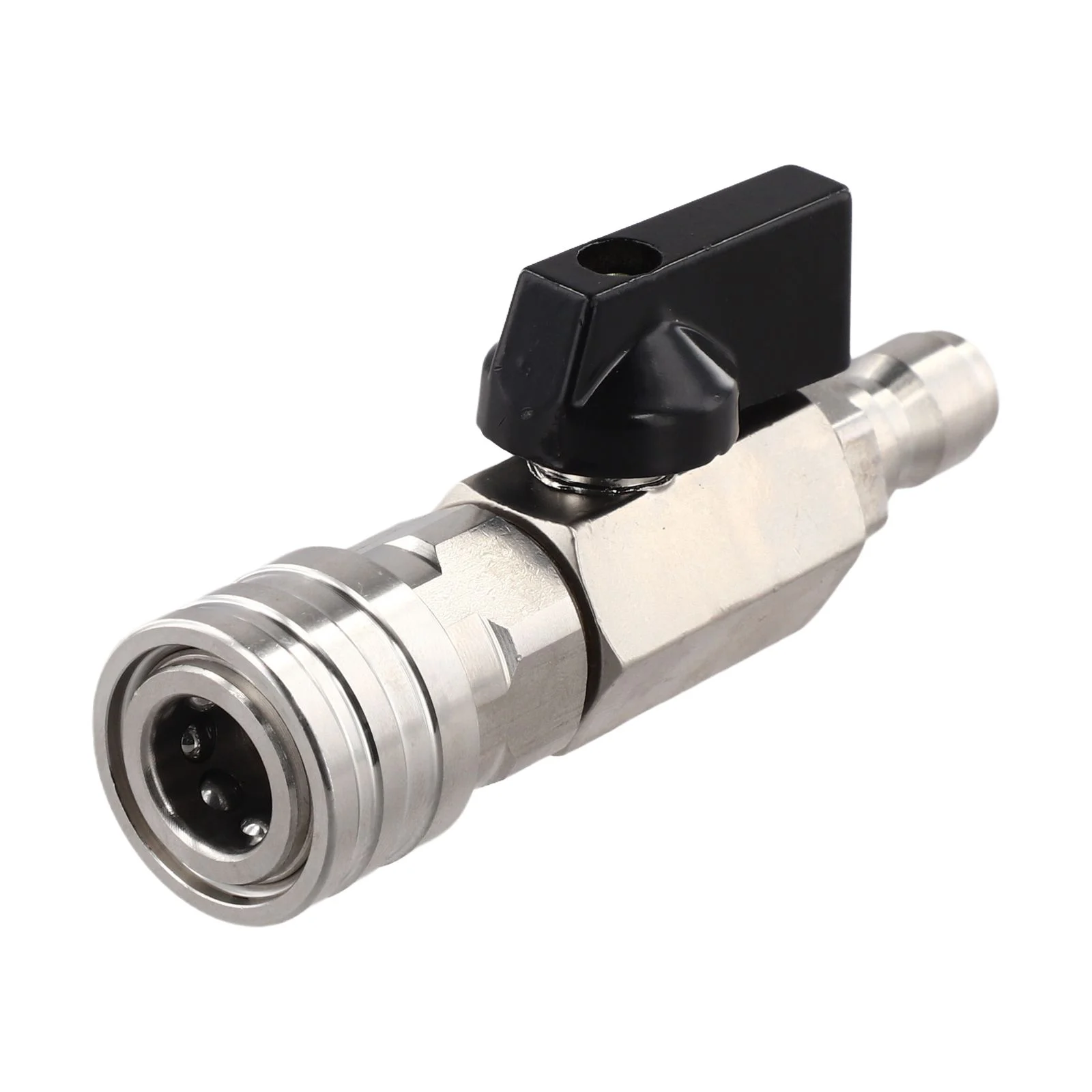 For Pressure Washer Ball Valve Kit Stainless Steel 4000 PSI Rated Includes Raw Tape for Effective Leak Management