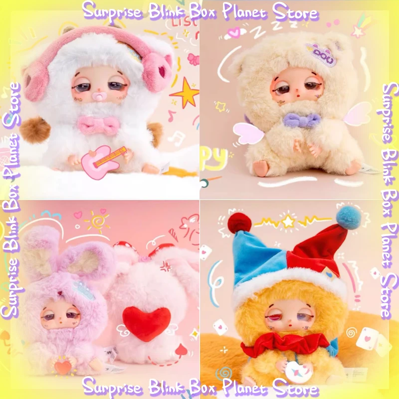 

Genuine Baby Three Doudou Lucky Delivery Blind Box Mystery Box Trendy Cute Surprise Doll Bag Charm Gift For Her Figurine Gift