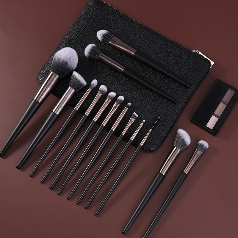 

14 Pieces Synthetic Hair Makeup Brushes Kit Face Eye Beauty Professional Makeup Brushes