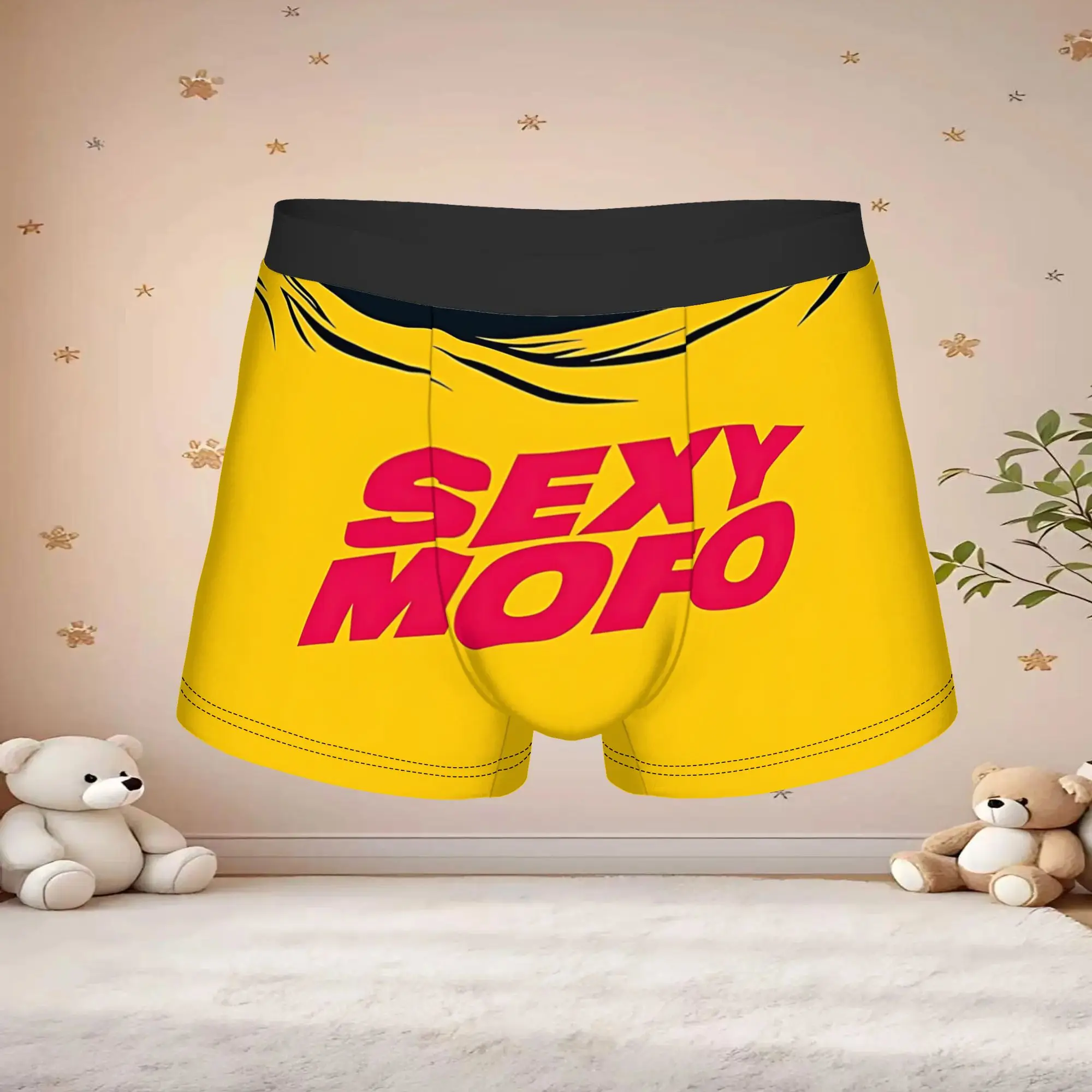 1pc Popular Beast Mode Character Print boxers  adults  Homme Panties Men's Underwear Print Shorts Boxer Briefs