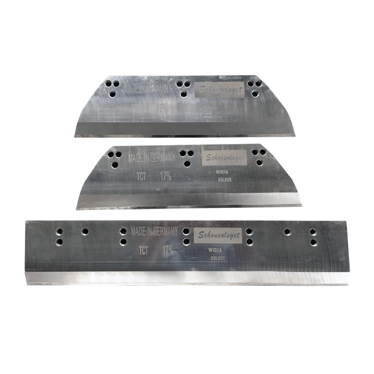 HXCP Post Press Spare Parts Three Tungsten Steel Knives For Kolbus Three Sides Cutting Machine