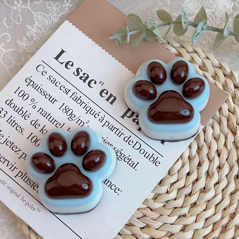 1PC Squeeze Chocolate Cat Paw Toys Soft Sticky Stress Relief Relax Props Decompressing And Pinching Cat Paw Toy