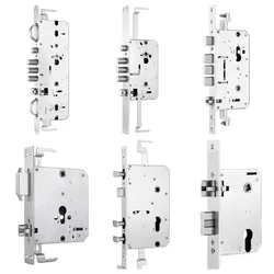 Não-Padrão de Segurança Inteligente Door Lock Body, Fechadura de impressão digital, Tamanho da peça 6068 ,6052, Digital Door Lock Case