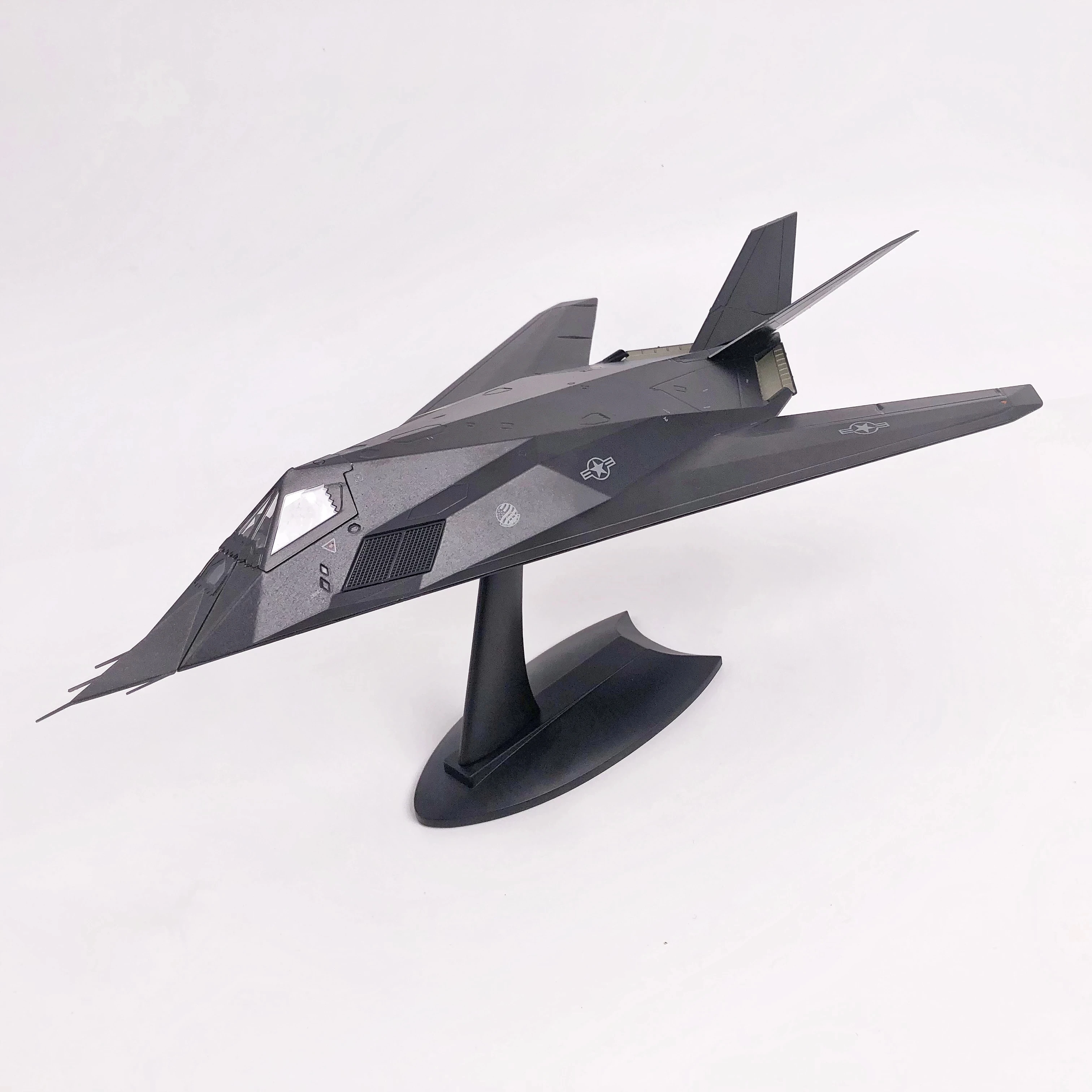 1/72 F117 Nighthawk Stealth Fighter Aircraft Metal Military Model Diecast Plane Model For Boy Gift With Box Collection