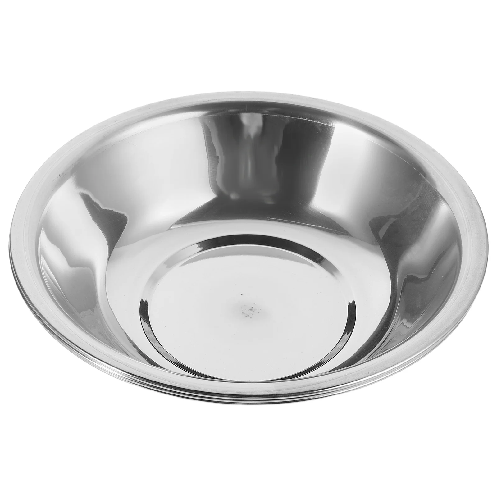 

3pcs Stainless Steel Kitchen Basin Thickened Multi Purpose Vegetable Fruit Mixing Bowl For Family Use Deep Round Prep Baking