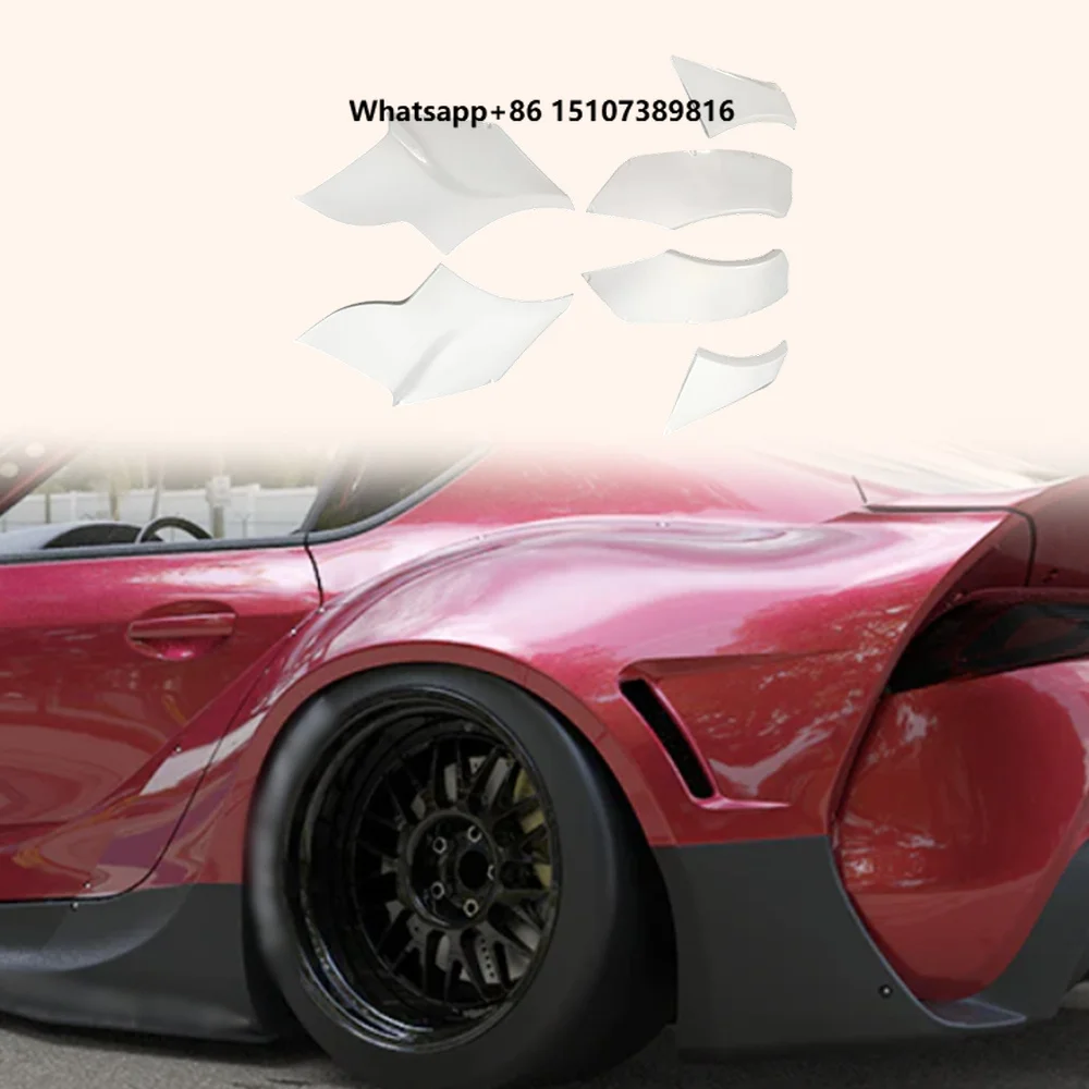 For GR Supra A90 A91 2019-24 FRP RB Style Rear Fender Flares Arch +110mm