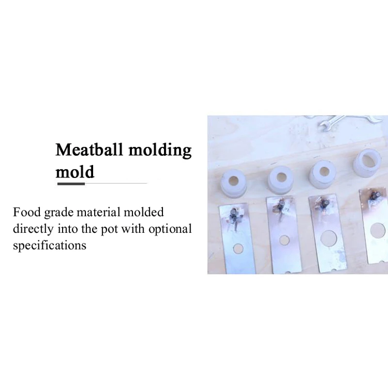 อัตโนมัติอุตสาหกรรมขนาดเล็ก Fishball เนื้อยัดไส้ปลา Meatball Maker แม่พิมพ์อดีตขึ้นรูป Beater ผลิตภัณฑ์ทําลูกชิ้นเครื่อง