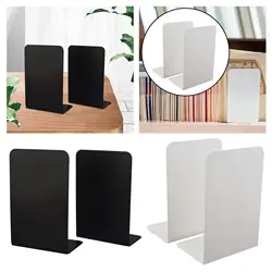 2 Stück Metall Buchs tützen Schreibtisch Organizer unterstützt langlebige Bücherregal Dekor Bücher stopper für Regale für Bibliothek Büro Schlafzimmer