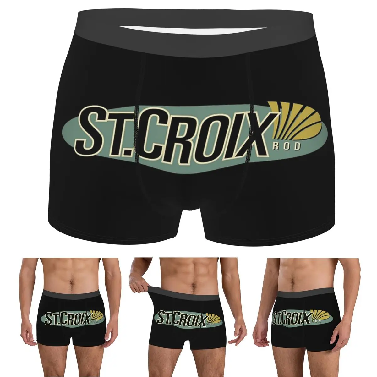 

Boxer Underpants Shorts Life Love St Croix Merch Panties Men's Soft Underwear for Homme Man Boyfriend Gift