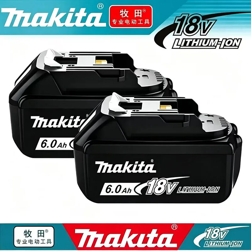 100% original Makita battery, 18V 6.0Ah rechargeable battery
