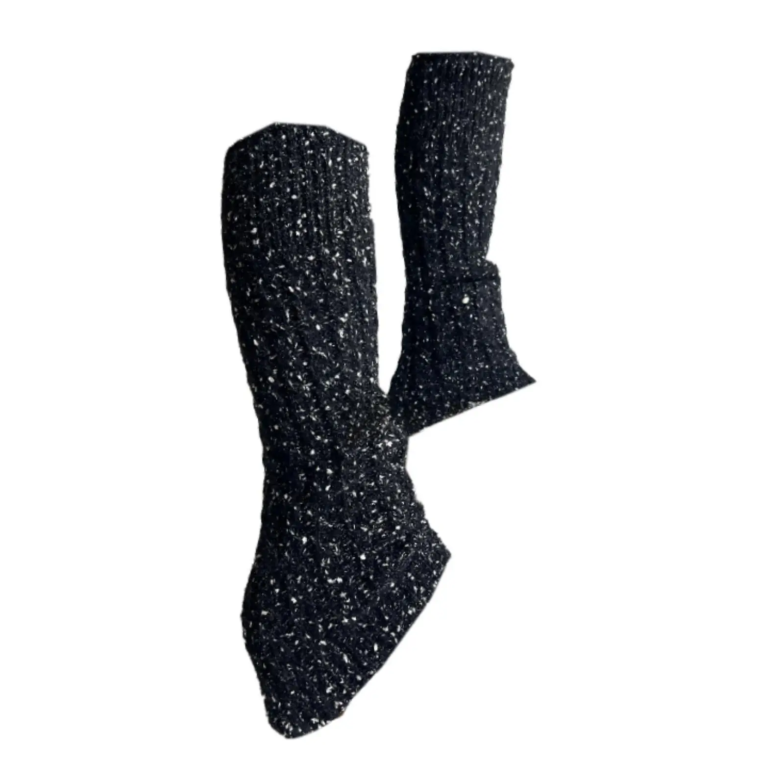 

Figure Skating Leg Warmers, High Footless, Calf Socks Set, Knit Long Skating Socks for Practicing