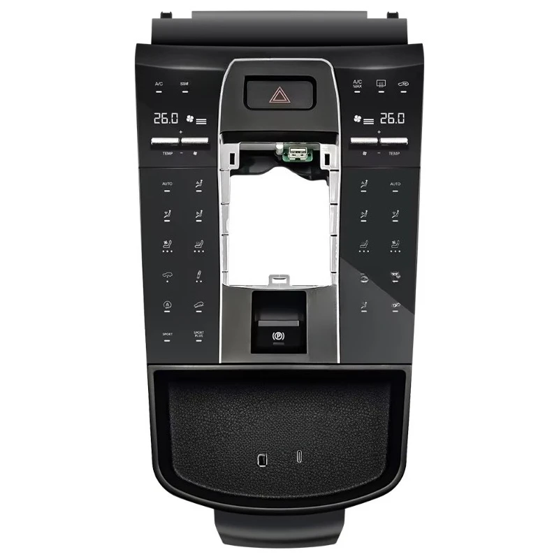 Navihua  New Design Full LCD Touch Panel Center Control Saddle  Interior Accessories for Macan 2014-2021 Upgrade to 2024