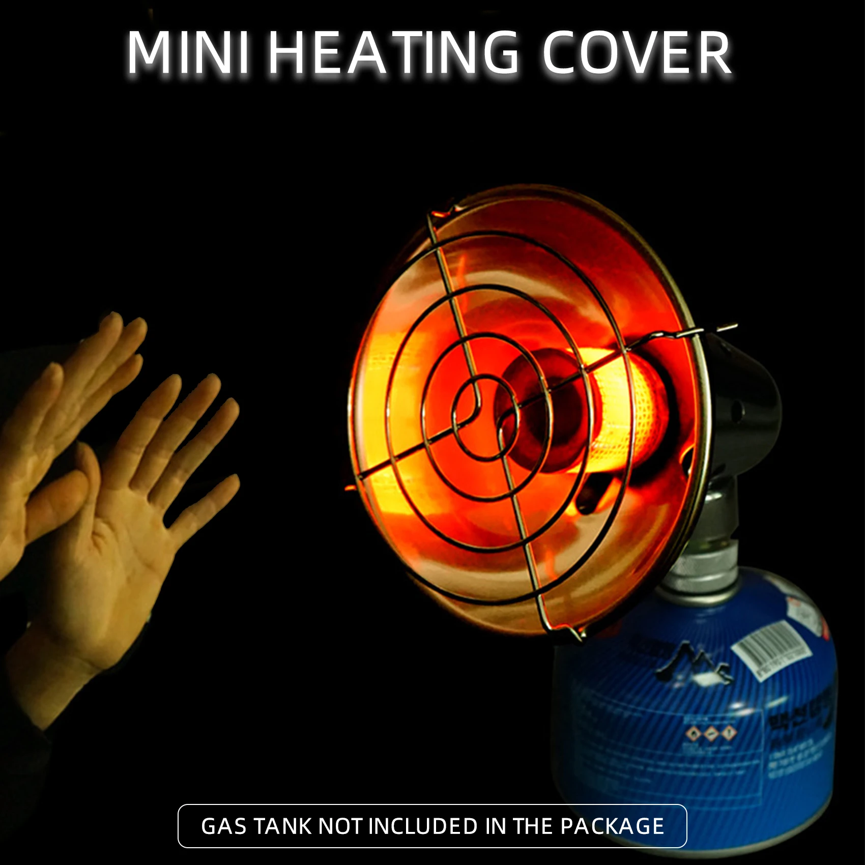 Tomshoo في الهواء الطلق سخان الغاز المحمولة الفولاذ المقاوم للصدأ خيمة دفئا لشتاء الدفء الظهر نزهة المشي لمسافات طويلة السفر شواء #6