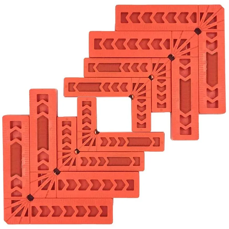8Pcs Positioning Squares For Woodworking, 90 Degree Corner Right Angle Clamps Carpenter Corner Clamping Square Tool ZJY