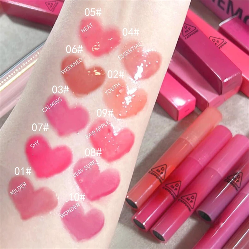 Juice Mirror Water Lip Gloss Moisturizing Hydrating Sexy Lip Tint Waterproof Liquid Lipstick Lipgloss Makeup Korean Cosmetics