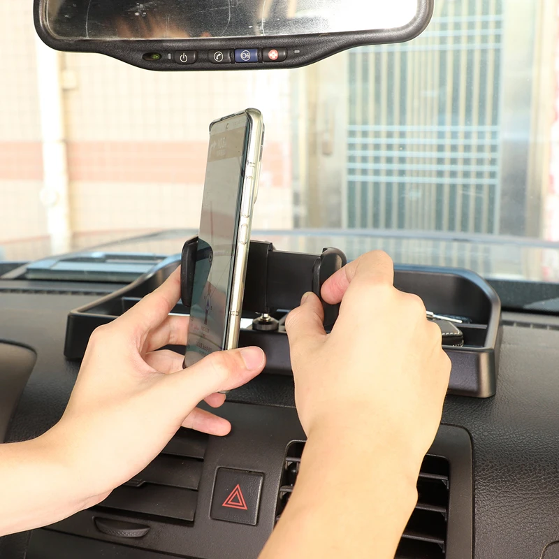 

ABS Car IPad Mobile Phone Holder Stand Bracket Storage Box Organizer Fit for Hummer H3 2005-2009 Interior Accessories