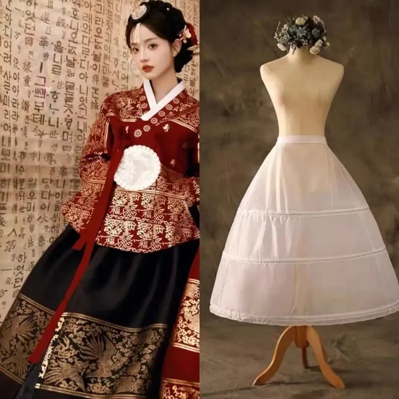 

Palace Style Women's Hanbok Hot Silver And Gold Plated Travel Photography Clothing Vintage Korean Wedding Dance Performance Suit