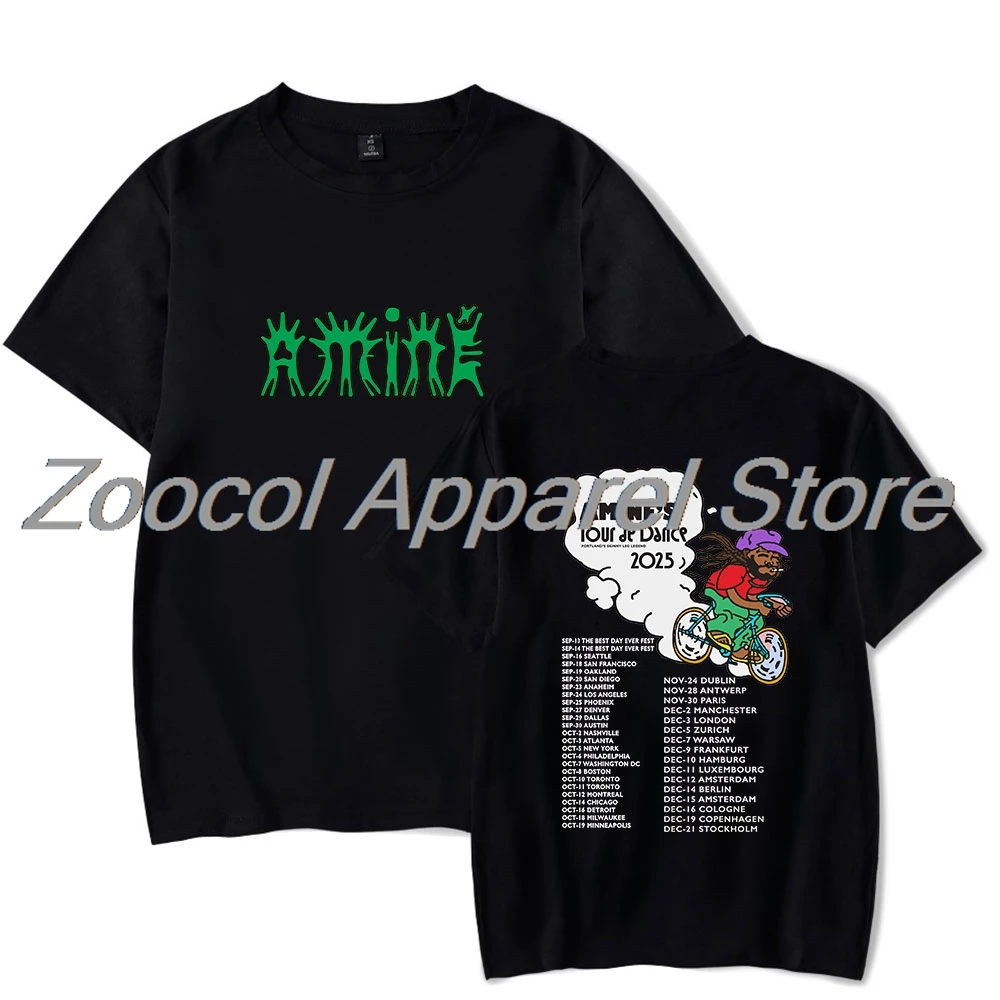 

Amine 2025 Tour De Dance Tee Merch Men Women T-Shirt Trendy Streetwear Short Sleeve