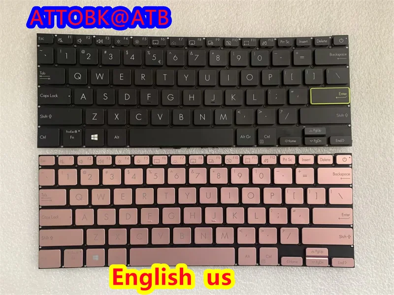 English Laptop Keyboard For ASUS Adolbook13 ADOL13J ADOL13E 2020 computer notebook keyboards pc