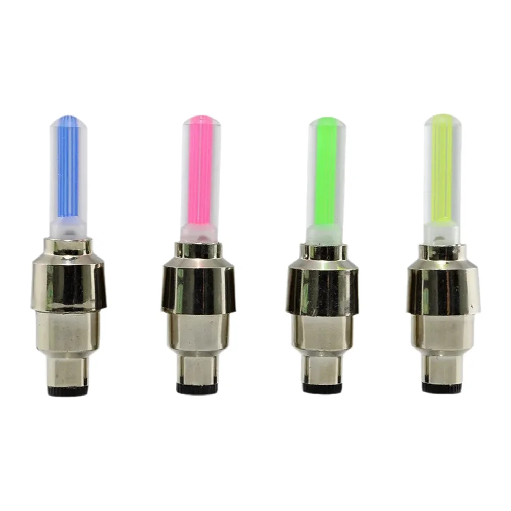 AliExpress NONE 2PCS Bicycle Lights Motion Sensor LED Lights with Batteries for Road MTB Mountain Bike Tyre Tire Valve Bicycle Accessories