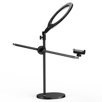Popular Hot sell L13+K12 Ring Light With Tripod Stand Cell Phone Holder for Live Stream Makeup Mini Led Camera Ringlight for Liv