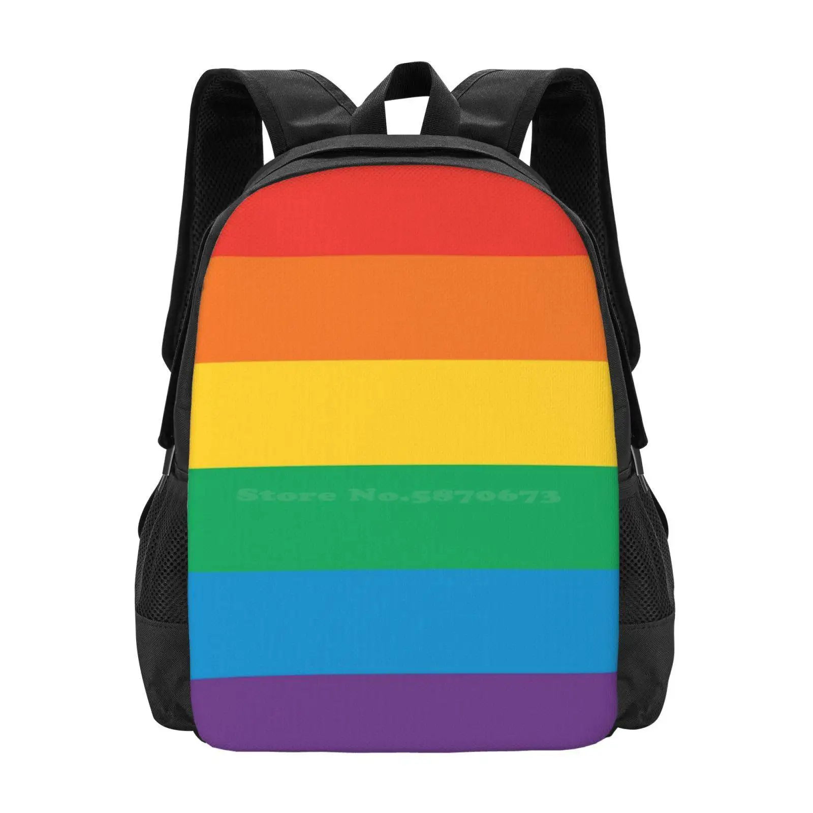 Pride Flag New Arrivals Unisex Bags Student Bag Backpack Pride