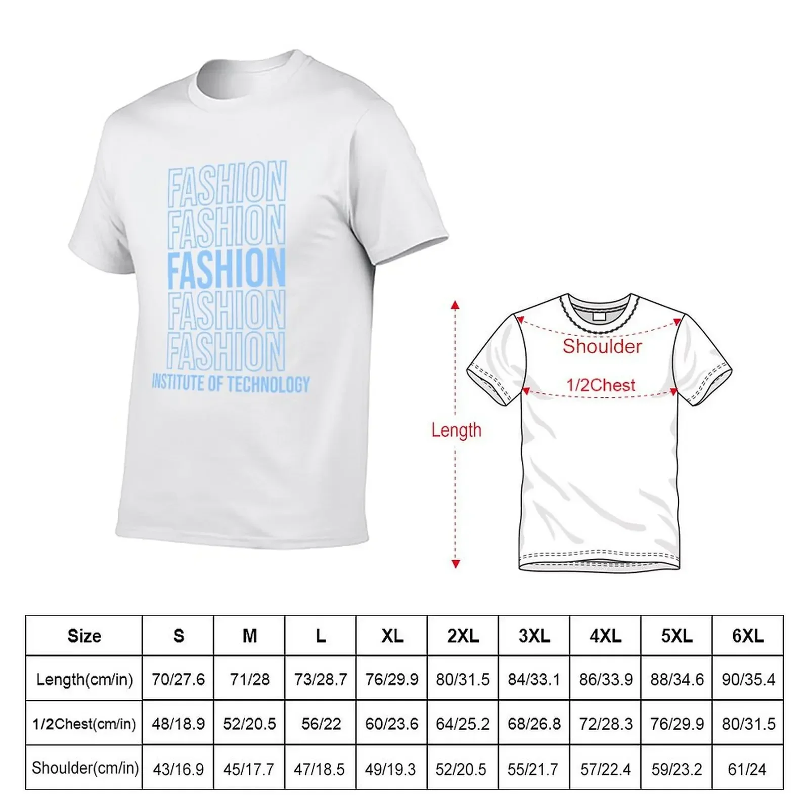 Fashion Institute Of Technology T-Shirt anime clothes plus size clothes mens shirts graphic tee