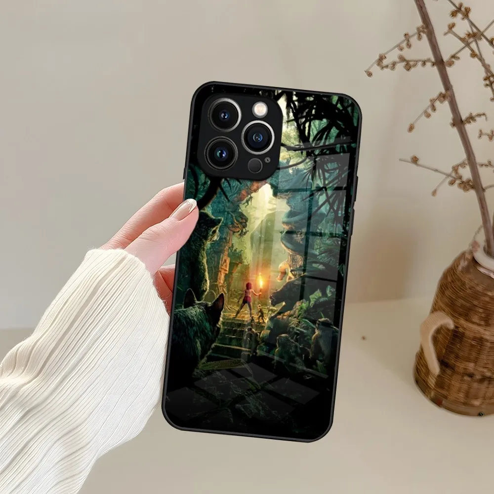 The Jungle Book Phone Case Tempered Glass For IPhone 15 13 14 12 11 Pro XS Max Plus Mini X XR 8 7 6s SE2020 Cover