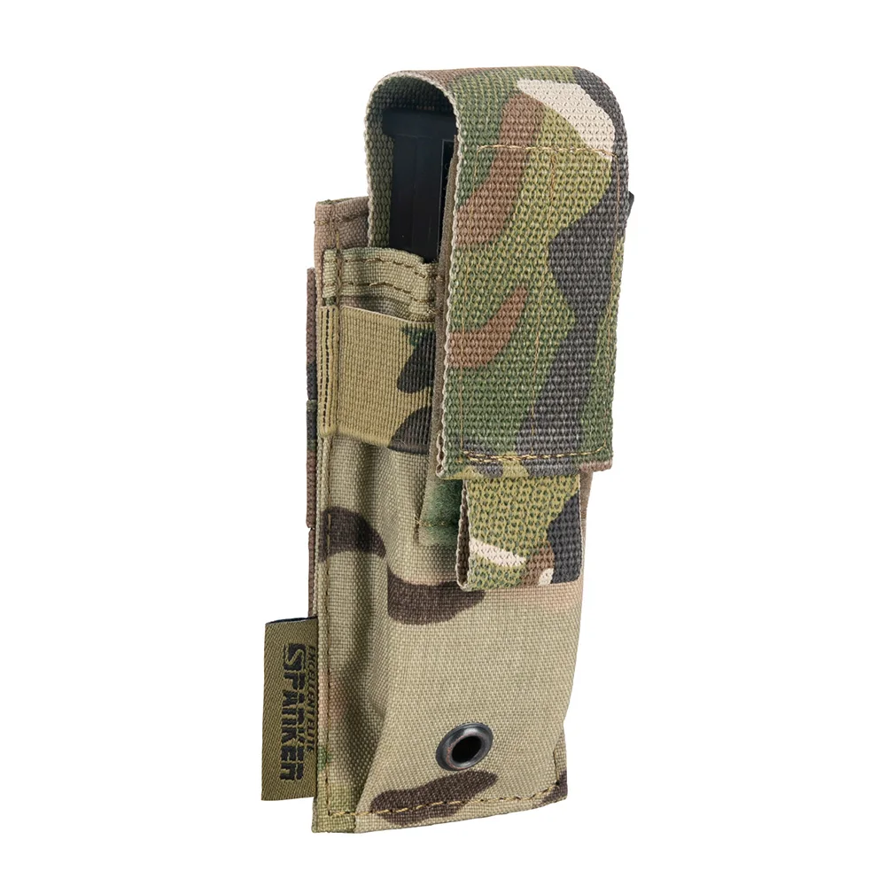 Airsoft Molle Pistole Tasche Taktische Einzel Magazin Tasche Taschenlampe Beutel 9mm Mag Tasche Halter Tasche Universal Jagd Zugriffs