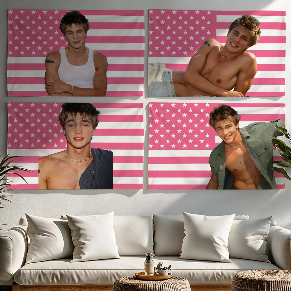 Actor Michael M-Murray Cute flag Tapestries Outdoor Parties Bedrooms Living Rooms Dorm Rooms Wall Decor Banners Gifts