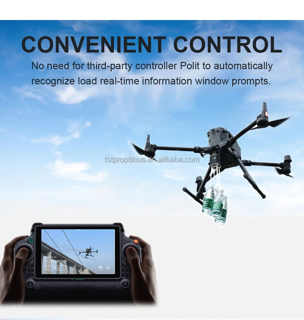 PT-4 4 Stages Thrower air Dropper Release Load System for M-350 M-300 Rtk D-rone Use for Efficient Rescue VS CZI TH4 V2