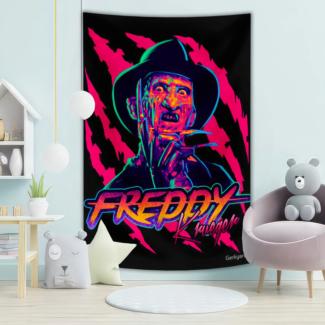 

Jm Deco 90x150 Classic Movie Neon Poster Decorating Room Wall Tapestry Home Cinema Store