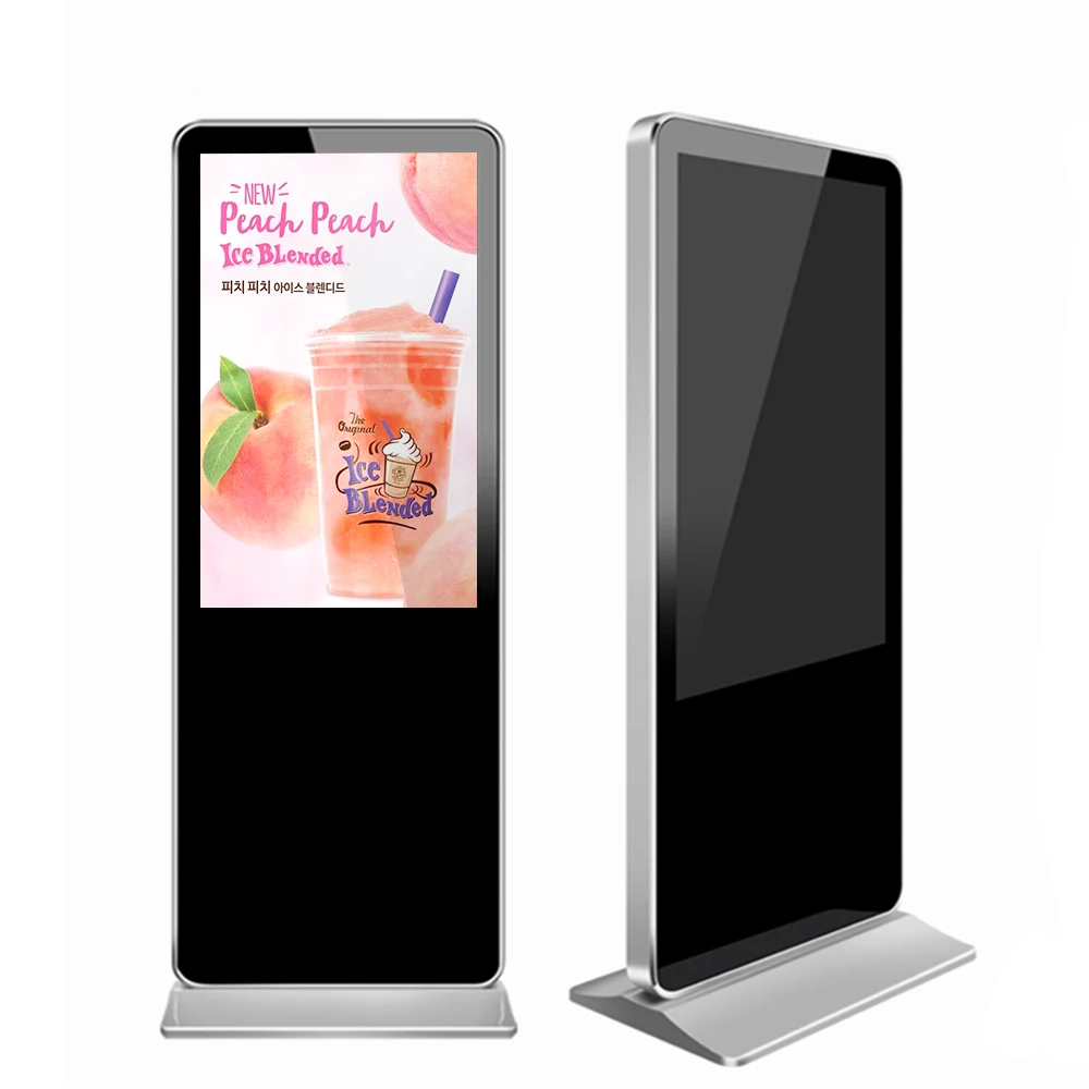 

Floor Standing LCD Digital Signage 55 65 Inch Totem Vertical Screen Media Player Digital Video Kiosk Indoor Advertising Display