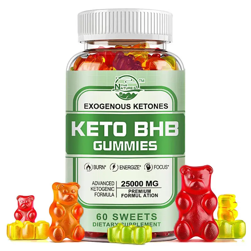 Keto Diet Gummies 25000mg Ketone Weight Loss Fat Burner Dietary Supplement